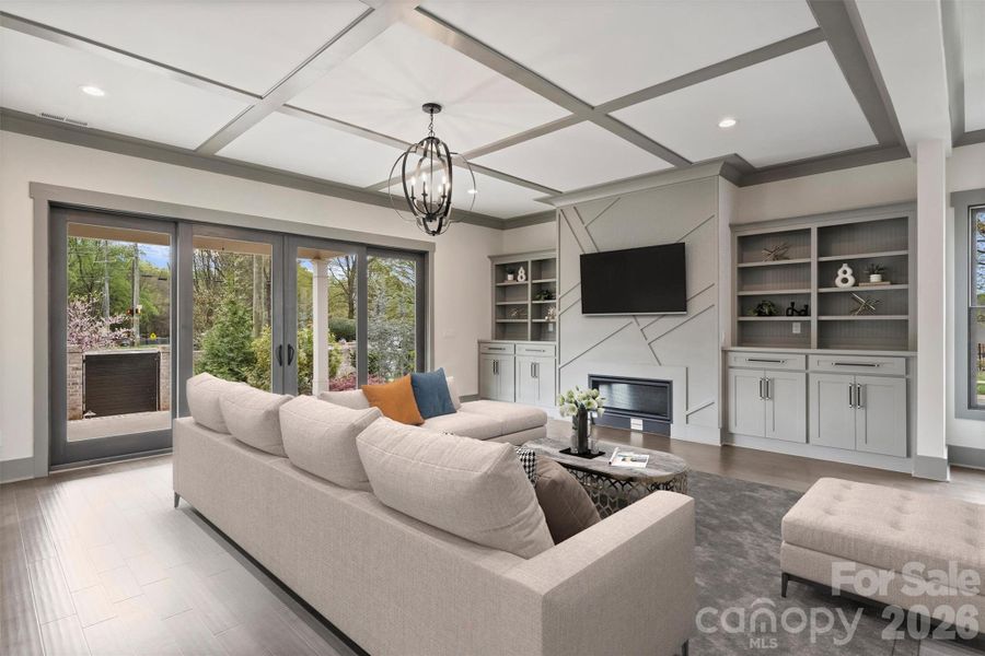 Virtually Staged Great Room Virtually Staged Great Room