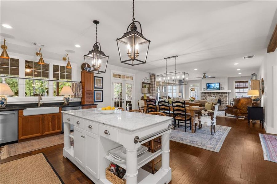 Furnished interior view inside a new home in , Monroe (Image 48).