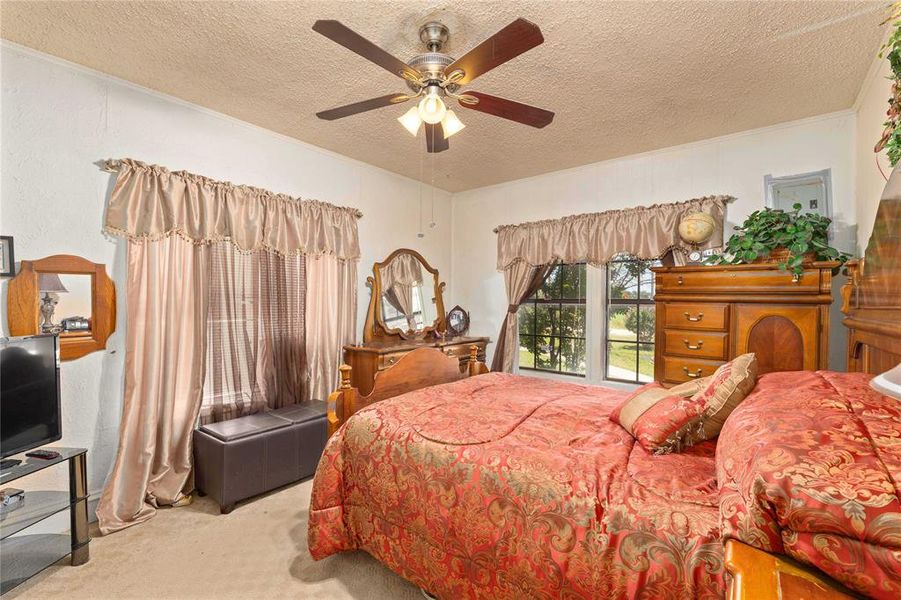 First Bedroom off of the living room.