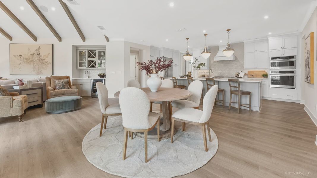 Representative furnished interior of a home built from the Provenance by Epcon Communities in The Courtyards by The Manor, Alpharetta (Image 19).