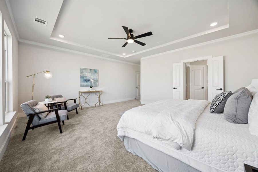 Furnished interior view inside a new home in , Frisco (Image 17).