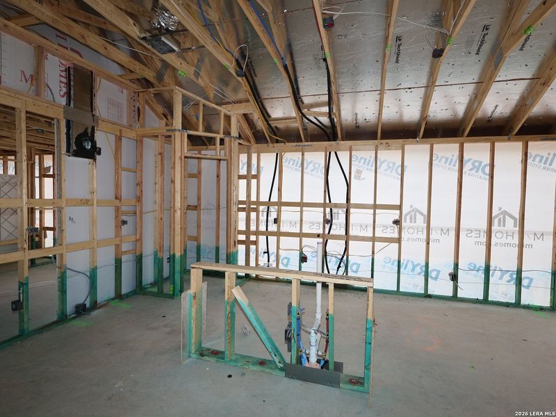 In-progress construction of a new home in Meadows at Clear Springs, New Braunfels, TX (Image 25).