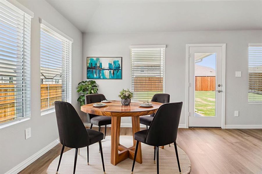 Photo is not of the actual home, but is an inspirational photo of builder’s model home and may depict options, furnishings, and/or decorator features that are not included.