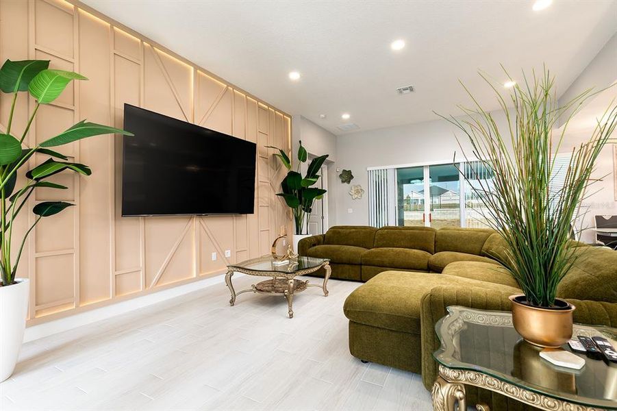 Furnished interior view inside a new home in Wolf Lake Ranch, Apopka (Image 16).