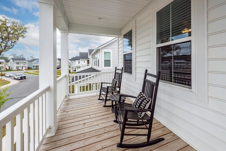 Exterior details and patio area of a home in , Summerville (Image 26).