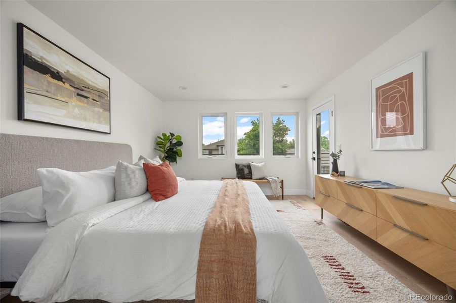 Furnished interior view inside a new home in , Denver (Image 7).