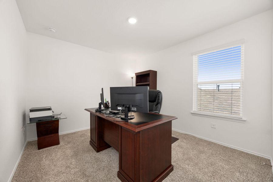 Furnished interior view inside a new home in Breckenridge Forest, Spring (Image 39).