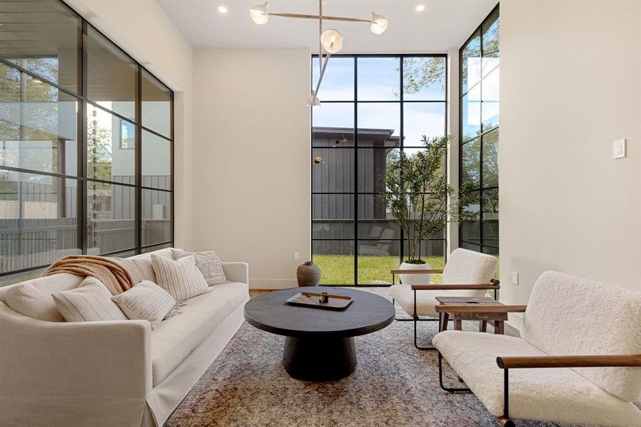 Furnished interior view inside a new home in , Austin (Image 7). Furnished interior view inside a new home in , Austin (Image 7).