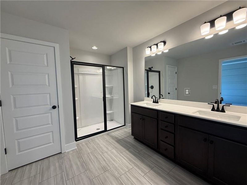Furnished interior view inside a new home in The Towns at Auburn Station East, Auburn (Image 6).
