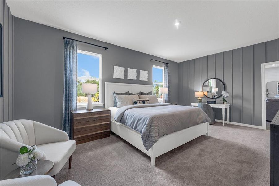 Furnished interior view inside a new home in Green Leaf, West Melbourne (Image 36).