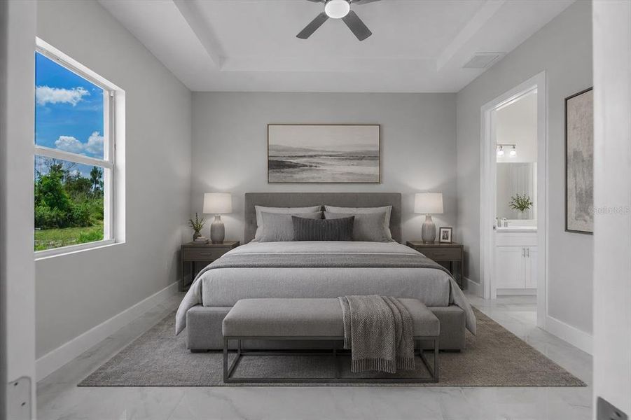 Furnished interior view inside a new home in , Lehigh Acres (Image 14).