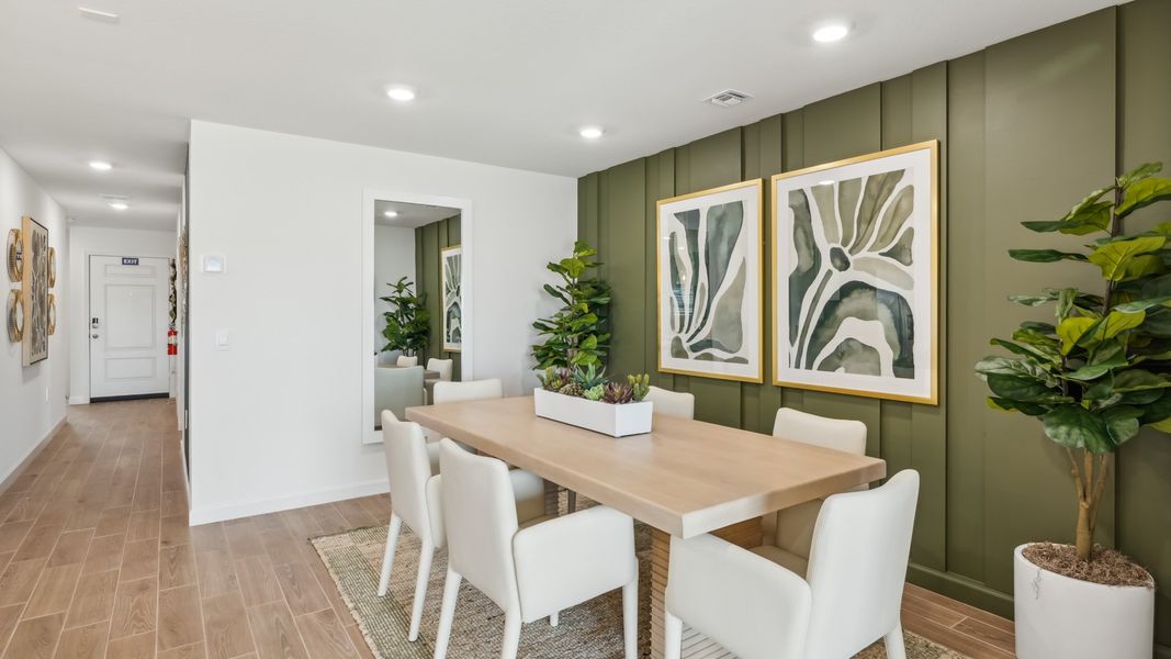 Furnished interior view inside a new home in Remington, Buckeye (Image 11).