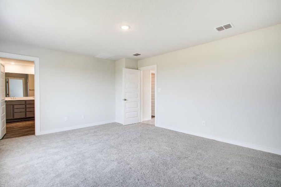 A room with white walls. A room with white walls.