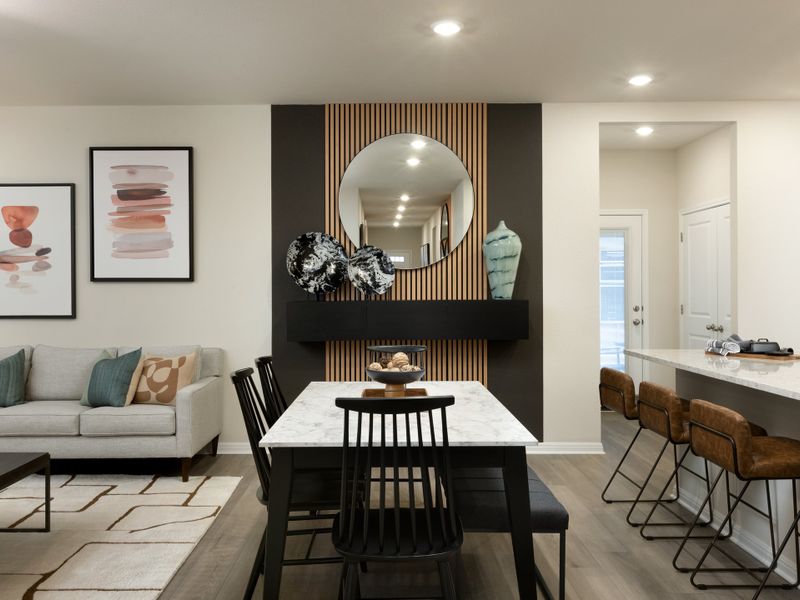 Furnished interior view inside a new home in Flora, Hutto (Image 4).