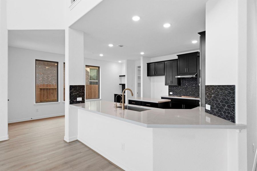 Furnished interior view inside a new home in Brookewater, Rosenberg (Image 14).