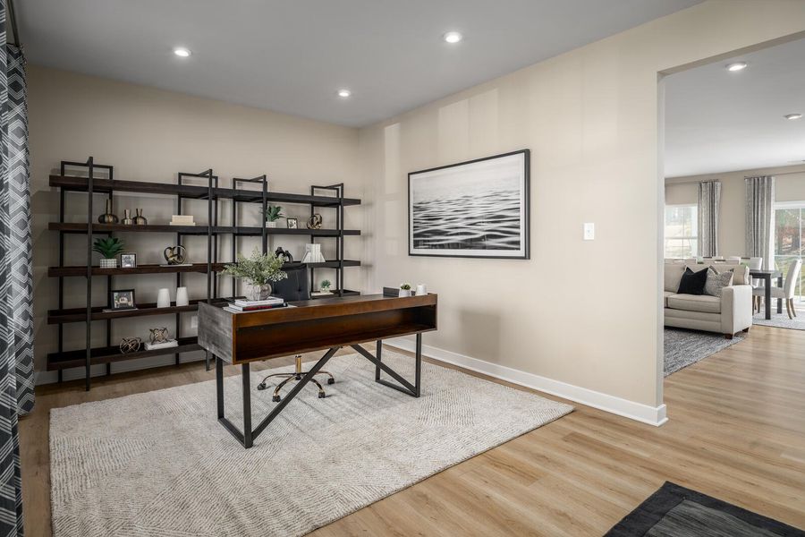 Furnished interior view inside a new home in Cainhoy Preserve, Huger (Image 13).