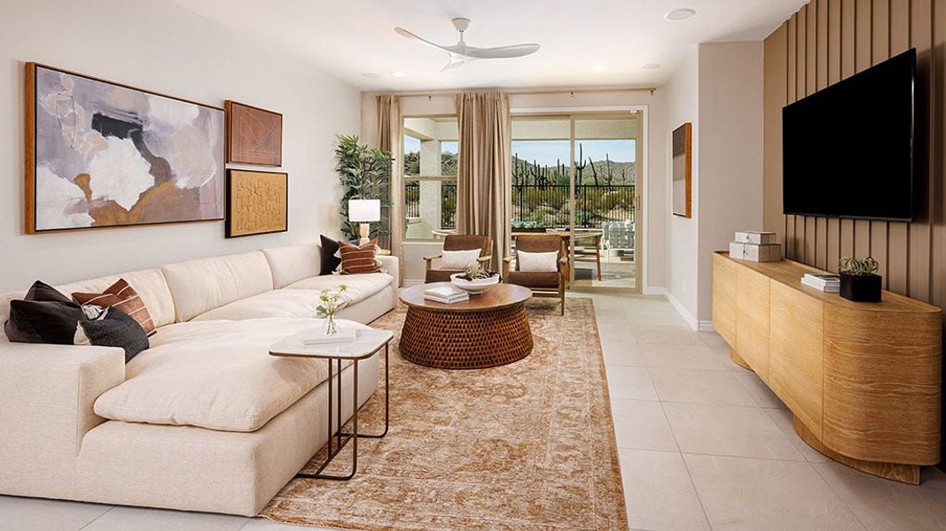 Representative furnished interior of a home built from the Regal by Taylor Morrison in Ladera Trails, Peoria (Image 6).