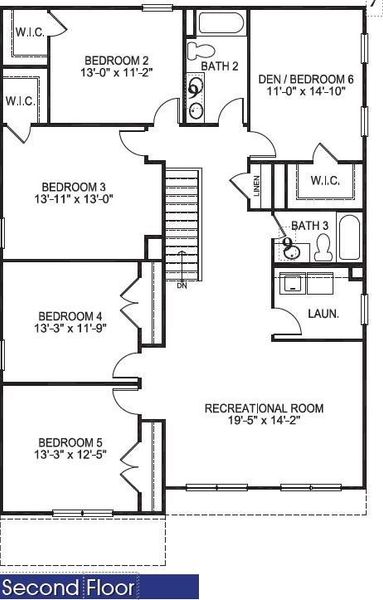 2D floor plan layout of this home in Thunder Ridge, Dawsonville, GA (Image 4). 2D floor plan layout of this home in Thunder Ridge, Dawsonville, GA (Image 4).