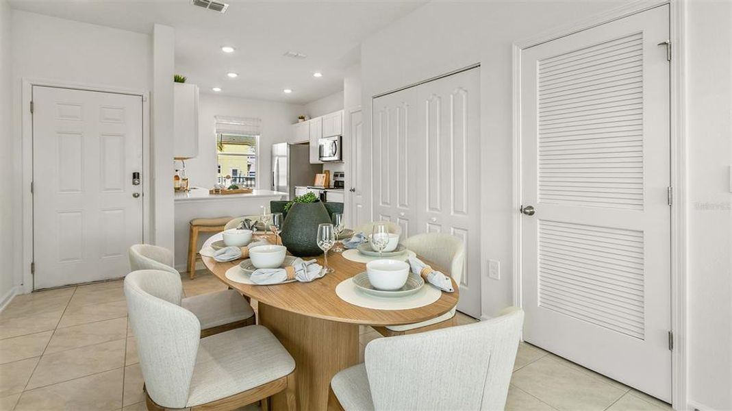 Furnished interior view inside a new home in Stokes Landing, St. Augustine (Image 4).