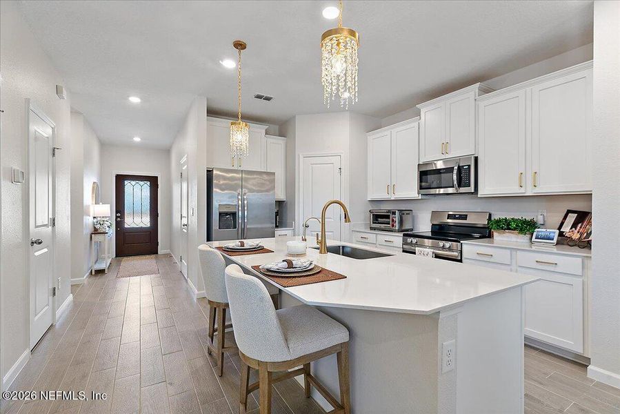 Furnished interior view inside a new home in Edenbrooke at Hyland Trail | 55+, Green Cove Springs (Image 7).