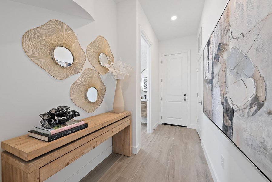 Entrance Hallway with Guest Bath