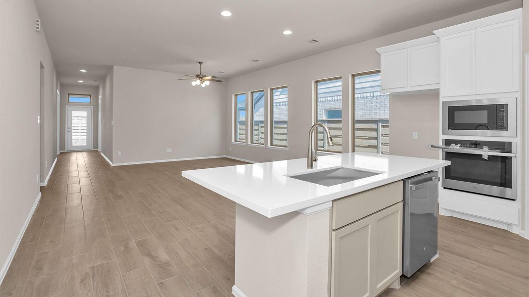 Furnished interior view inside a new home in Austin Point, Richmond (Image 4).