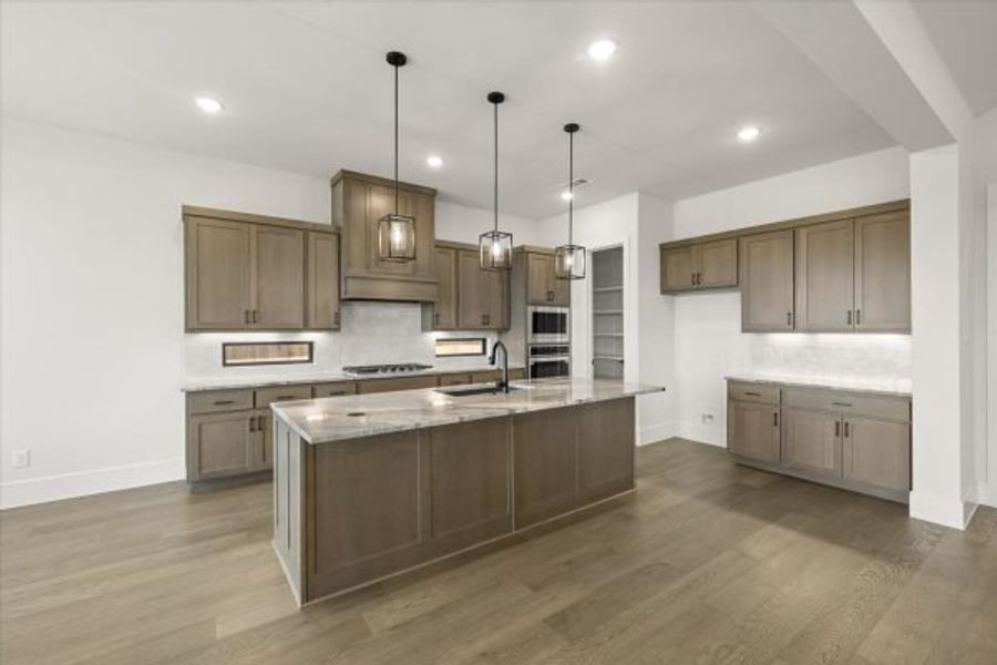 Furnished interior view inside a new home in Rio Vista at Kelly Ranch, Aledo (Image 42).