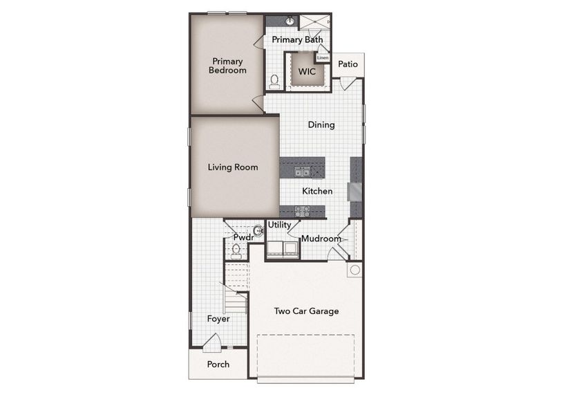 2D floor plan layout for the Applewhite Meadows 2446 by Brohn Homes in Applewhite Meadows, San Antonio, TX (Image 4). 2D floor plan layout for the Applewhite Meadows 2446 by Brohn Homes in Applewhite Meadows, San Antonio, TX (Image 4).