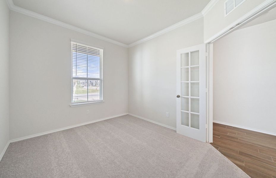 Representative unfurnished interior of a home built from the Independence by Pulte Homes in La Cima, San Marcos (Image 10). Representative unfurnished interior of a home built from the Independence by Pulte Homes in La Cima, San Marcos (Image 10).