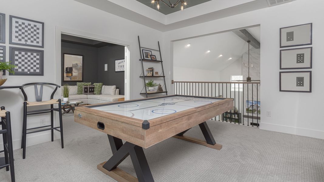 Furnished interior view inside a new home in Landmark, Denton (Image 10).