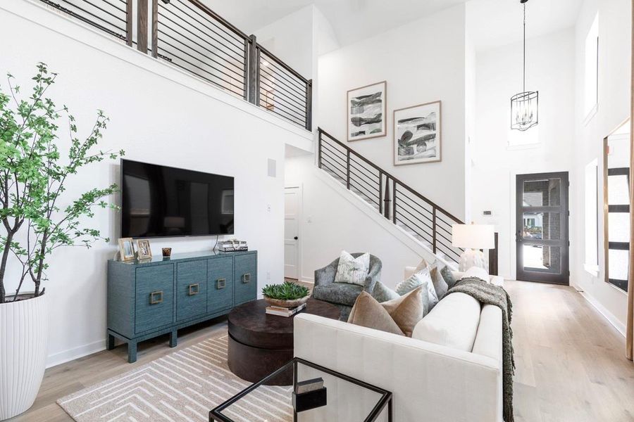 Furnished interior view inside a new home in Brookewater, Rosenberg (Image 7).