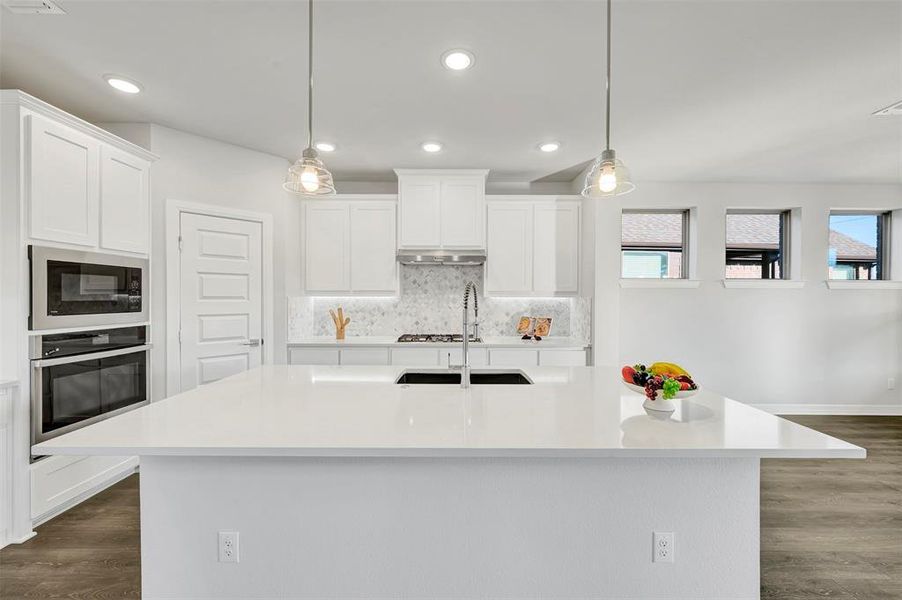 Furnished interior view inside a new home in Solterra - Garden Series, Mesquite (Image 8).