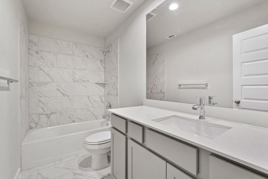 Furnished interior view inside a new home in Morton Creek Ranch, Katy (Image 5).