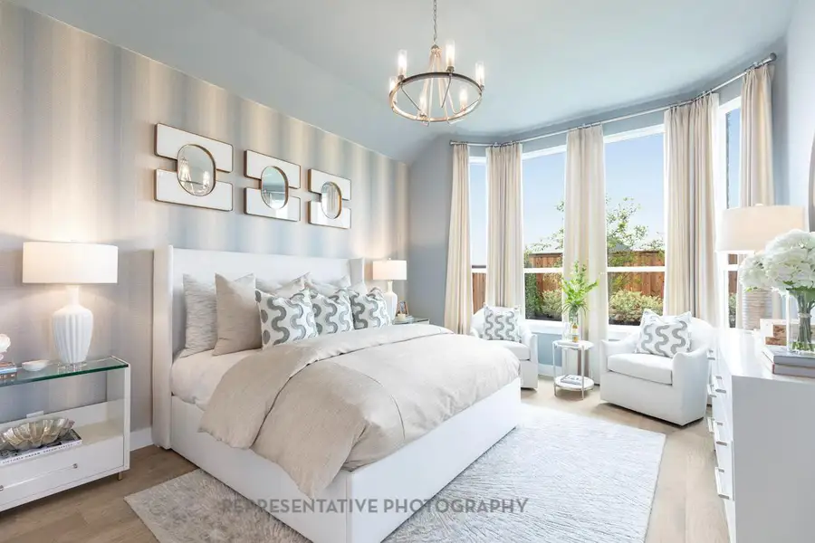 Furnished interior view inside a new home in Grand Central Park: 55ft. lots, Conroe (Image 8). Furnished interior view inside a new home in Grand Central Park: 55ft. lots, Conroe (Image 8).