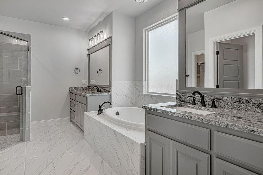 Furnished interior view inside a new home in , Godley (Image 19).