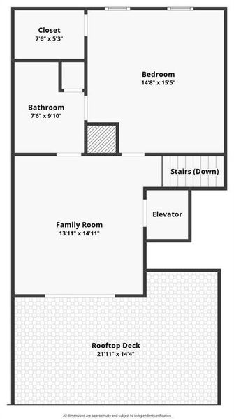 2D floor plan layout of this home in Skyview On Broad, Sugar Hill, GA (Image 6).