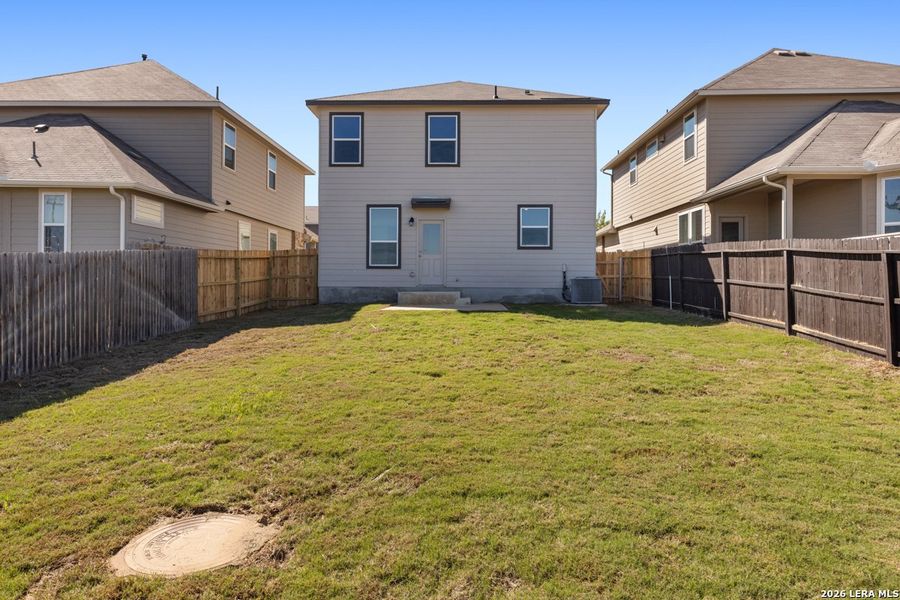 Exterior details and patio area of a home in Knox Ridge, Converse (Image 3).