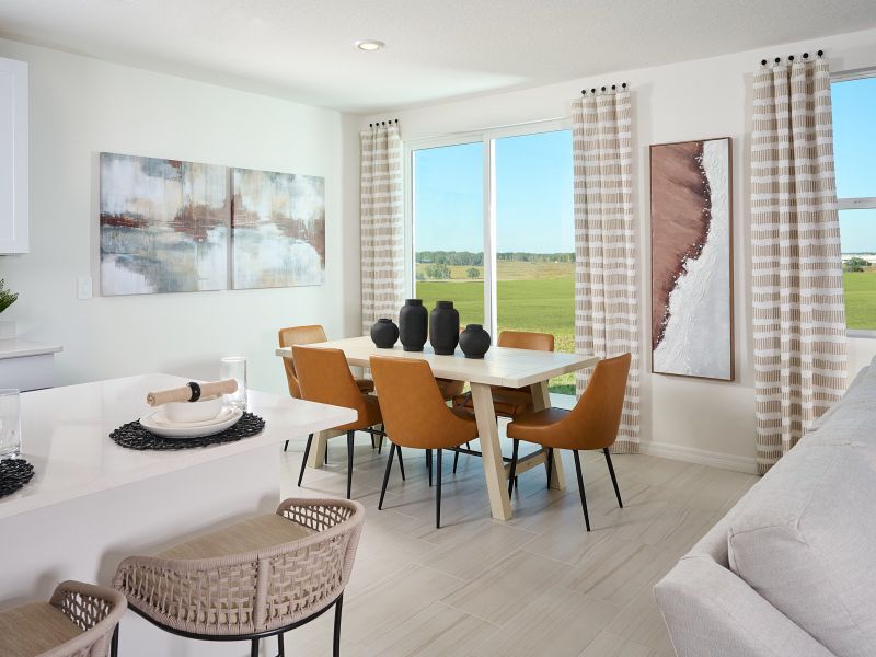 Furnished interior view inside a new home in Benton Hills - Classic Series, Brooksville (Image 5).