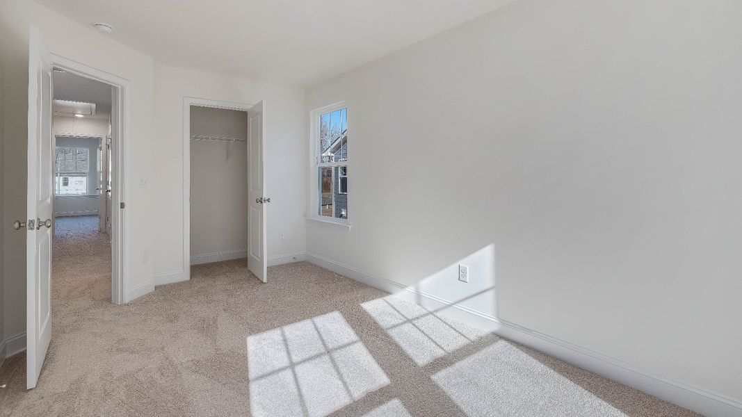 Furnished interior view inside a new home in Battle Bridge, Raleigh (Image 12).