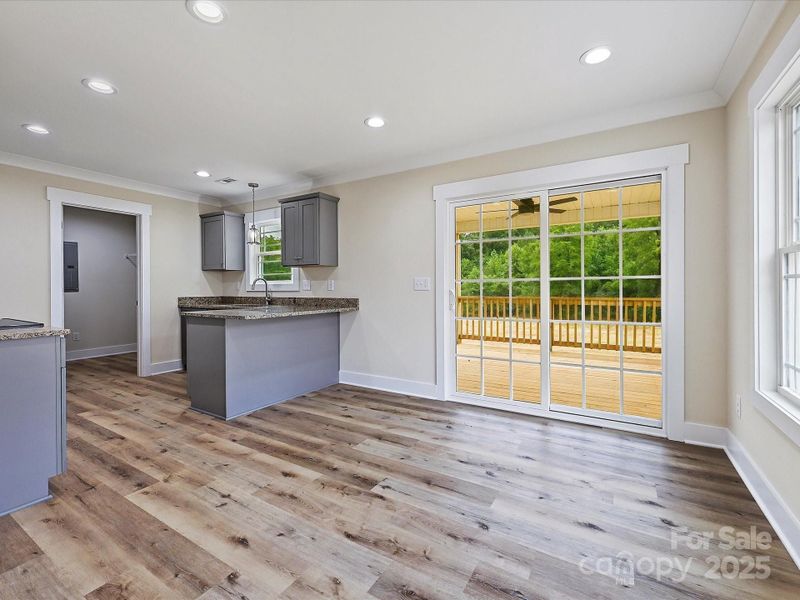 Furnished interior view inside a new home in , York (Image 10).
