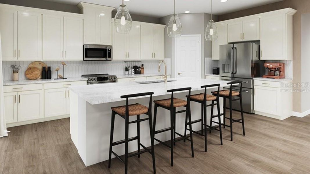 Furnished interior view inside a new home in Coasterra Community Group Page, Palmetto (Image 3).