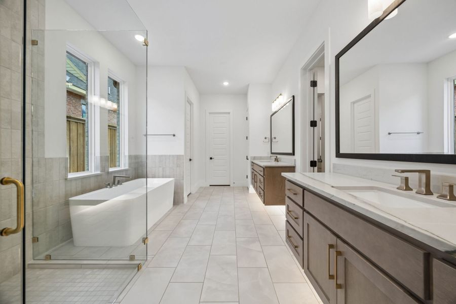 Furnished interior view inside a new home in StarView, Prosper (Image 9).