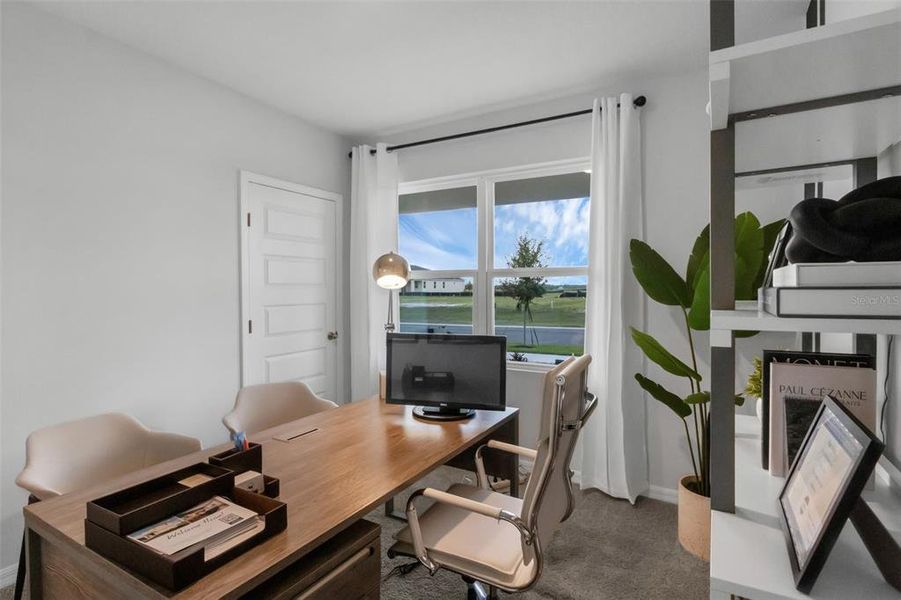Furnished interior view inside a new home in Wind Meadows South, Bartow (Image 14).