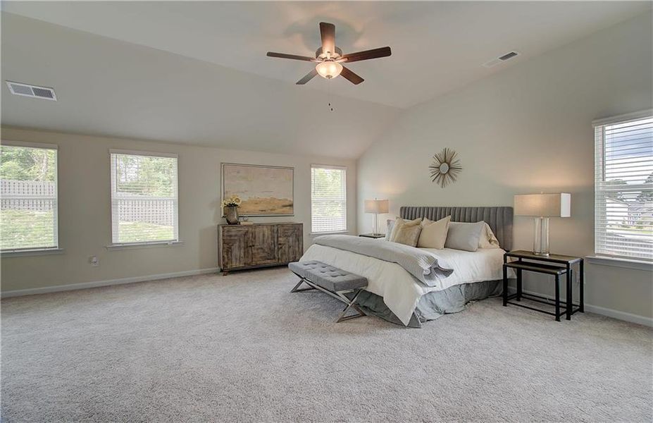 Furnished interior view inside a new home in Kingsmere Estates, Loganville (Image 16).