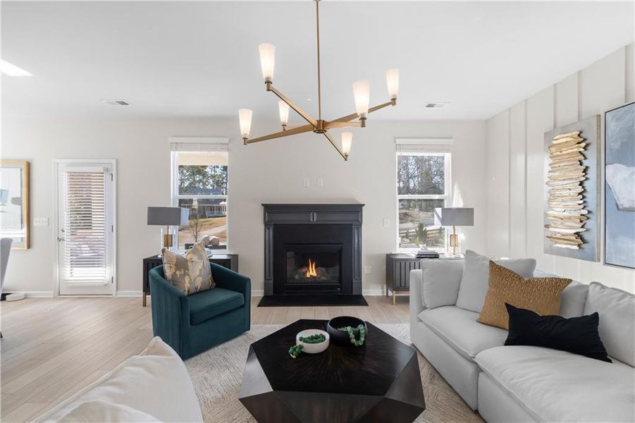 Furnished interior view inside a new home in Abbotts Crossing, Conyers (Image 7).