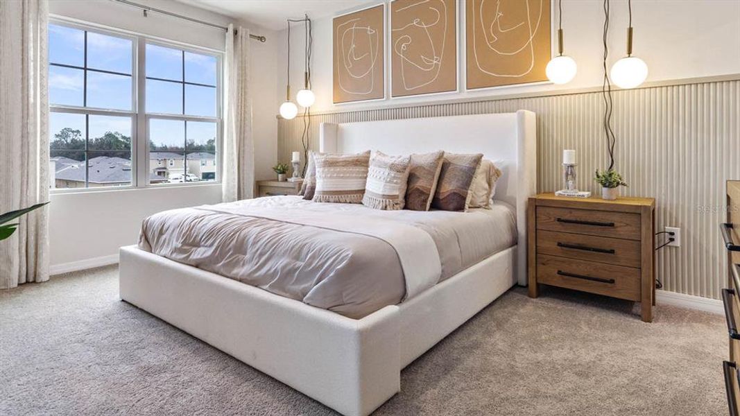 Furnished interior view inside a new home in , Davenport (Image 27).
