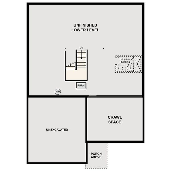 2D floor plan layout of this home in Spring Valley Ranch, Elizabeth, CO (Image 5).