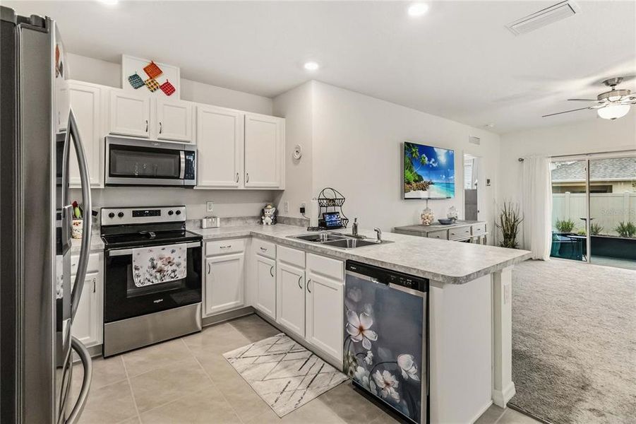 Furnished interior view inside a new home in Harmony West, St. Cloud (Image 12).