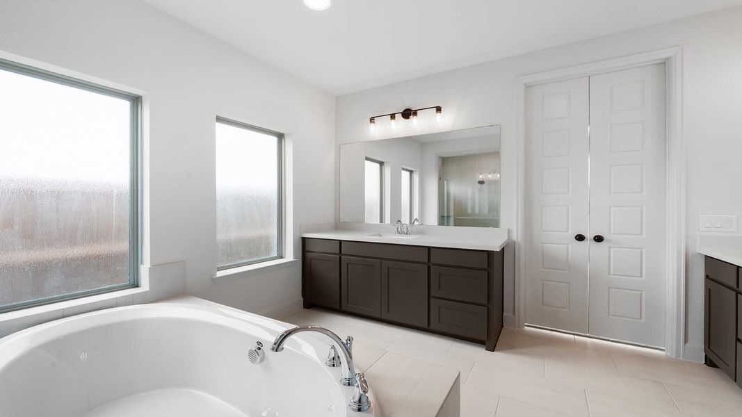 Furnished interior view inside a new home in Meraki, Forney (Image 11).