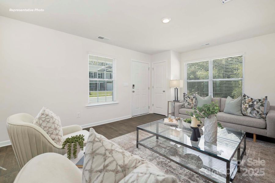 Furnished interior view inside a new home in Lakeshore at Windstone, Mooresville (Image 4). Furnished interior view inside a new home in Lakeshore at Windstone, Mooresville (Image 4).